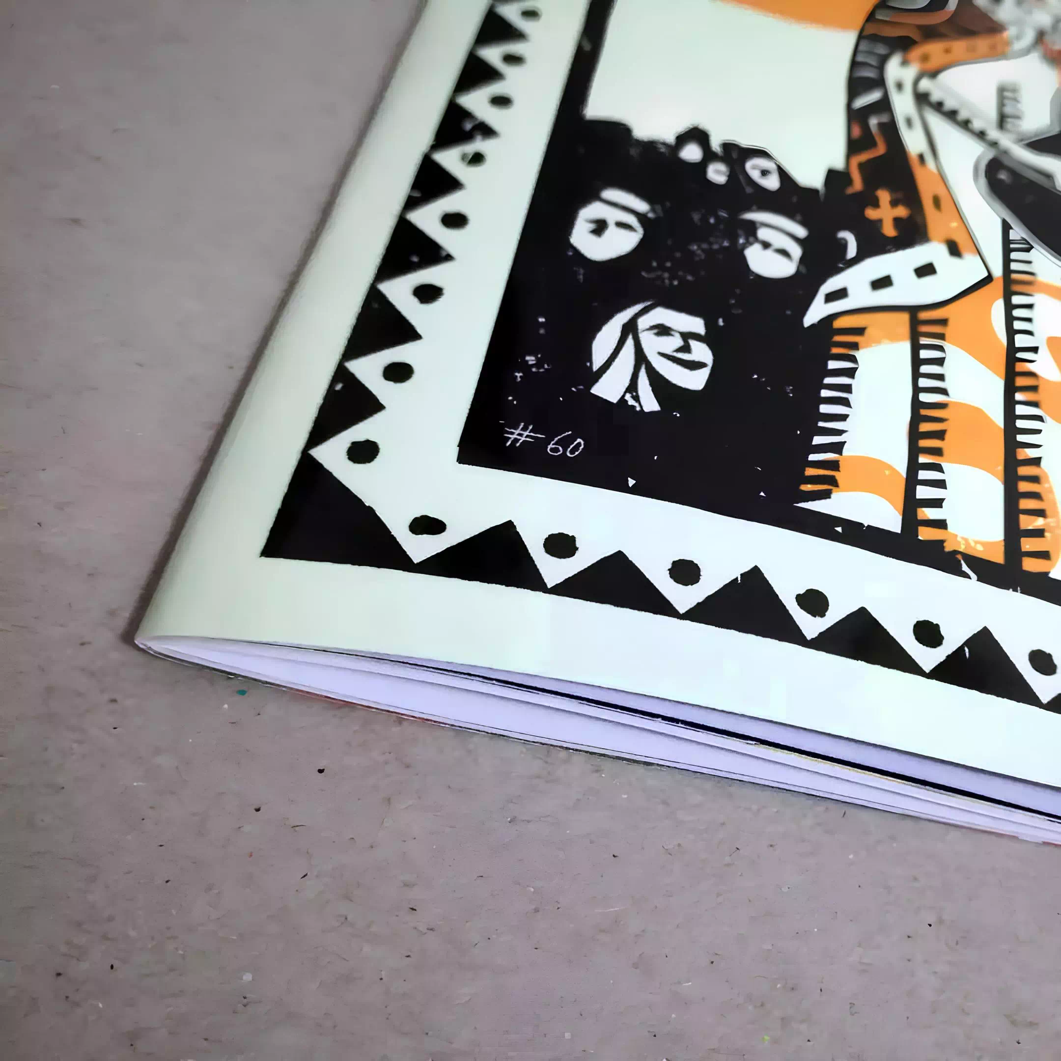 Illustration style Seiz Breur pour la couverture du numéro de janvier 2023 de la revue "Bikini"